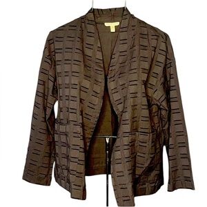 Eileen Fisher Textured Cotton Jacket